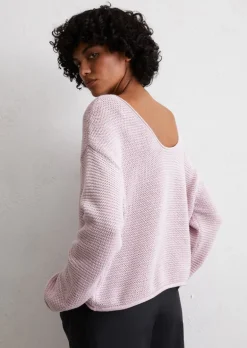 Sweter DfC oversize wykonane z bawełny organicznej