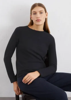Sweter dzianinowy slim wykonane z miękkiej bawełny organicznej