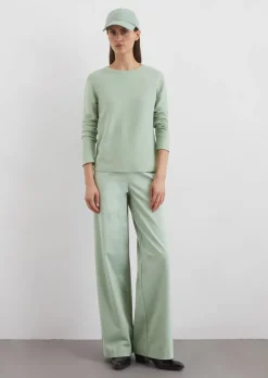 Sweter dzianinowy slim wykonane z miękkiej bawełny organicznej