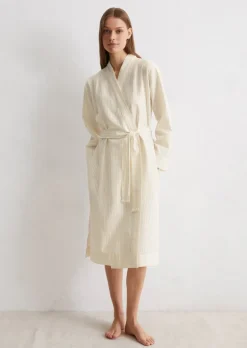 Szlafrok unisex Wykonane z czystej bawełny organicznej