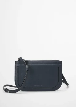 Torba crossbody 2w1 Wykonane z drobnoziarnistej skóry bydlęcej