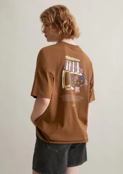 T-shirt oversize wykonane z bawełny organicznej
