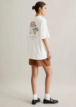 T-shirt oversize wykonane z bawełny organicznej