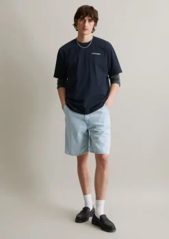 T-shirt oversize z nadrukiem z przodu i z tyłu